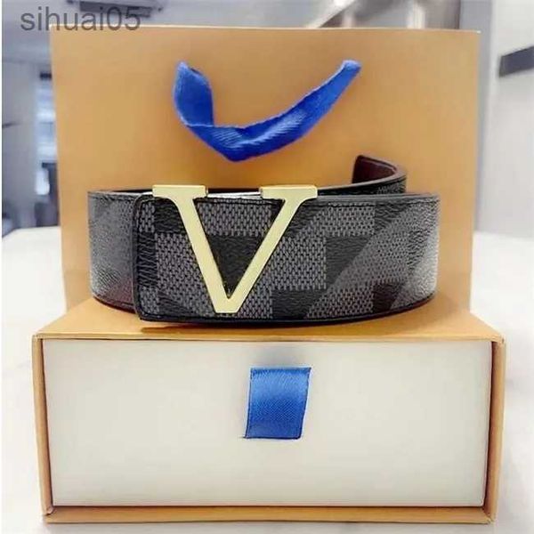 Cinture Cintura premium originale Cintura di design di lusso con fibbia 18 a 240305