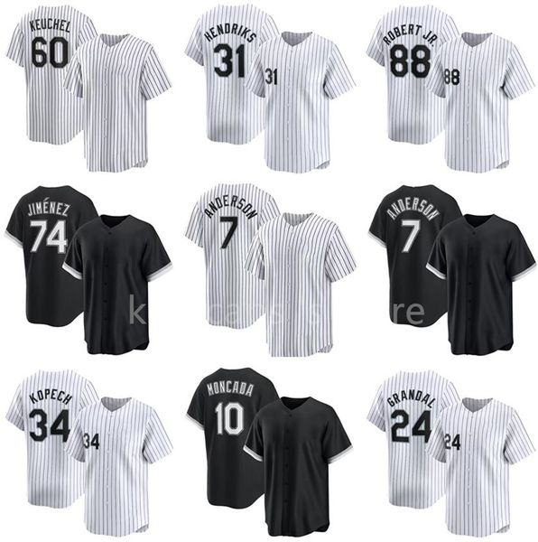 74 JIMENEZ Baseball JERSEYS Kingcaps Cool Base Jersey dhgate 60 KEUCHEL 88 ROBERT JR.10 MONCADA 34 KOPECH 31 HENDRIKS 52 CLEVINGER 32 BLÄTTER Sportgroßhandel beliebt