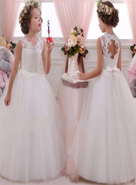 Mädchen Partykleid Elegantes weißes Brautjungfern-Prinzessinnenkleid Kinderkleider für Mädchenkleidung Kinder Hochzeitskleid 10 12 Jahre 2208039693381