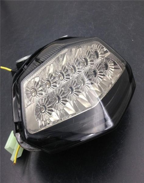 Luz de sinalização traseira de led para motocicleta, fumaça, para kawasaki ninja 250r 200820129285258