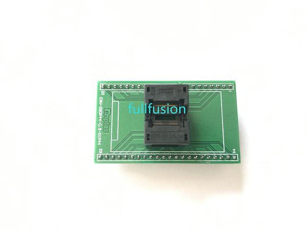 OTS-38-0.5-02 Адаптер для программирования Enplas TSSOP38 TO DIP Тестирование микросхемы в гнезде HTSSOP38 Шаг 0,5 мм Размер упаковки 4,4 мм