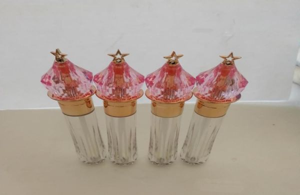 Contenitore per imballaggio cosmetico in plastica intera Bacchetta magica rosa Tubo per lucidalabbra Bottiglia riutilizzabile Tubi per lucidalabbra vuoti Bottiglie Conta5793209