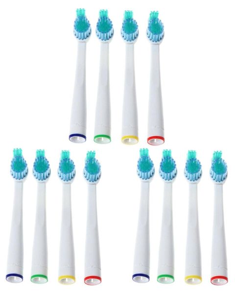 12 unidades de cabeças de substituição de escova de dentes elétrica para Philips Sensiflex HX1600 HX2012 HX20149880757