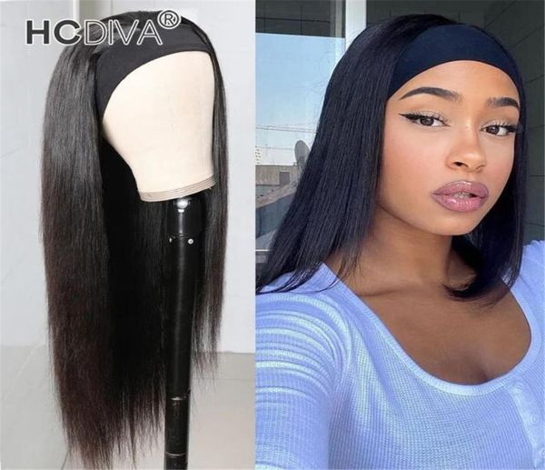 Brasileiro virgem cabelo humano headband fazer cabeça cheia onda corpo reto onda profunda encaracolado kinky textura reta tecelagem de alta qualidade 4433422