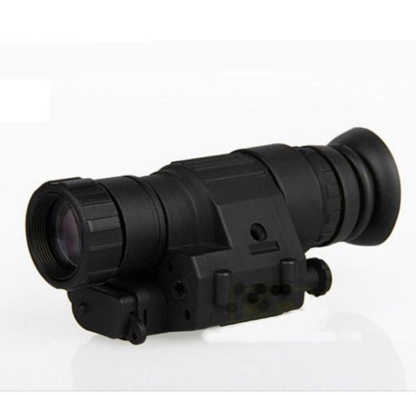 Telescópio binóculos pvs14 militar ir digital visão noturna monocular óptica vista montar na cabeça do rifle avistamento para caça s7829315