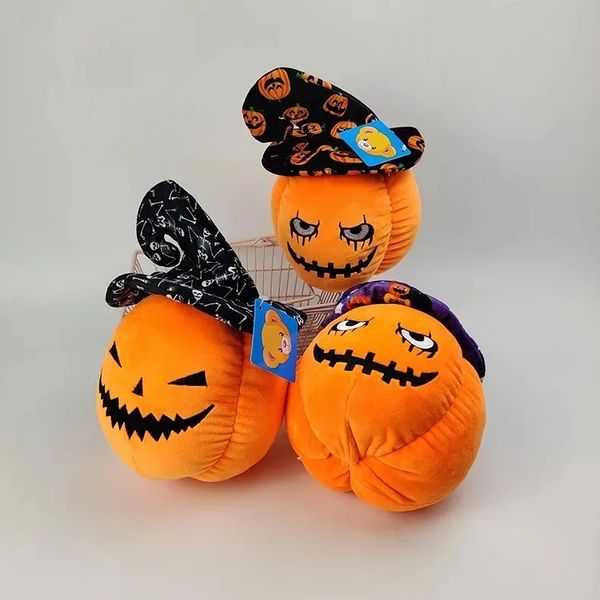 2024 Commercio all'ingrosso carino zucca giocattoli di peluche giochi per bambini compagni di gioco regali di festa decorazione della stanza artiglio macchina premi compleanno del capretto regali di natale regalo di halloween