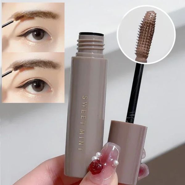 Heallor Longa Duração À Prova D 'Água Líquido Sobrancelha Tingimento Creme Natural Sobrancelha Mascara Maquiagem Ferramenta de Beleza Brow Gel Enhancer Mulheres C 240301