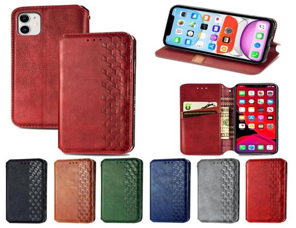 Magnetische Flip-Lederhüllen für iPhone 13 12 11 Pro XS Max XR X Wallet Card Cover SE2020 6 7 8 Plus 5S Case Coque3234074