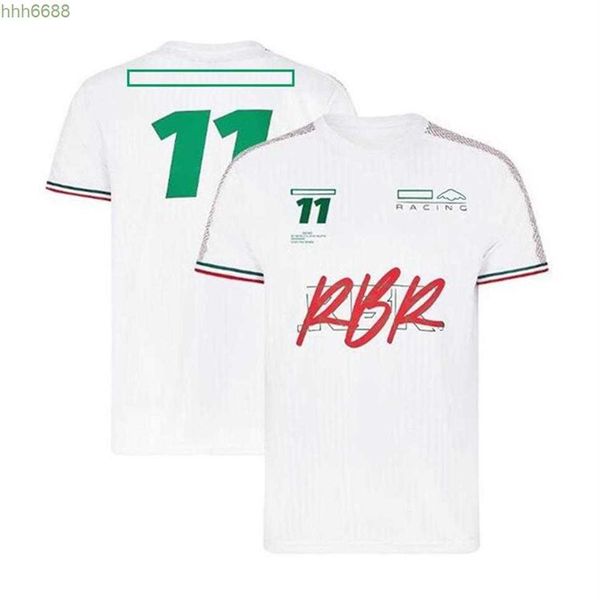 Pp5s Polo da uomo F1 Team T-shirt Tuta da corsa di Formula 1 Abbigliamento da tifoso da uomo T-shirt estiva a maniche corte ad asciugatura rapida Può essere personalizzabile