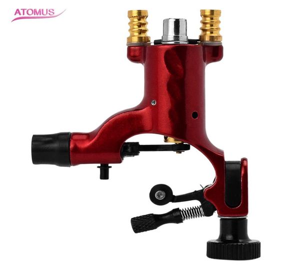 Atomus Professional Tattoo Machine Kit Macchina per tatuaggi rotativa con pistola a cartuccia per shader e kit di rivestimento Fornitura di due macchine RCA congiunte9143131