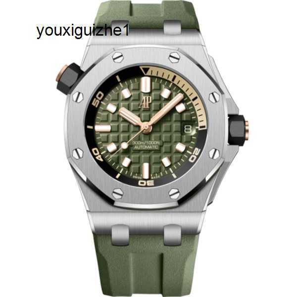 Orologio da lavoro Cronografo AP Orologio Royal Oak Serie Orologio meccanico automatico con datario Timing Flyback/Backjump 42mm 15720ST.OO.A052CA.01