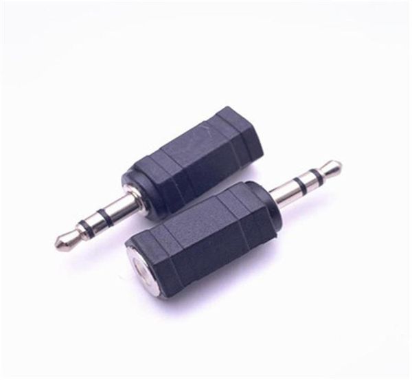 Connettori maschio da 35 mm a femmina da 25 mm Adattatore per spina audio stereo MIC Adattatori convertitore mini jack270N466i4934941