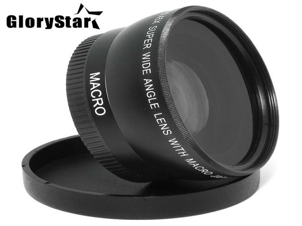 GloryStar 55MM 045x Weitwinkelobjektiv Makroobjektiv für Sony Alpha A77 A280 A290 A380 A390 A580 A590 DSLR-Kamera 3154244