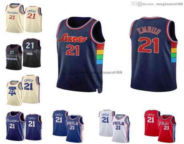 Джерси Joel Embiid PhiladelphiaCity 76 Jerseys Men Youth SXXL на складе4559650