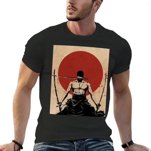 Herren Polos Roronoa Zoro In Japan T-Shirt Schnelltrocknendes koreanisches Modegrafik-Designer-T-Shirt für Herren