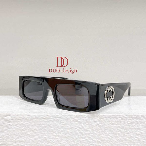 Vendita calda Fashion Luxury Brand Designer Black Shades Occhiali da sole quadrati Plank Occhiali da sole originali di alta qualità Spedizione veloce