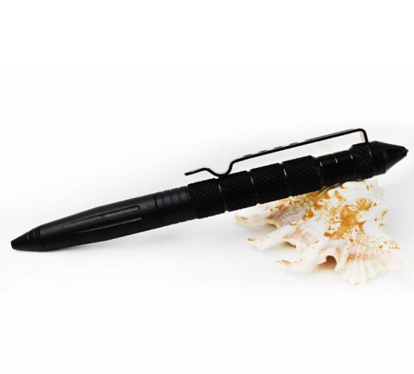 Canetas táticas Survival Writing Pen Emergência Disjuntor de vidro Autodefesa Multifuncional Prático Portátil Ferramenta de acampamento caneta Kit2612581