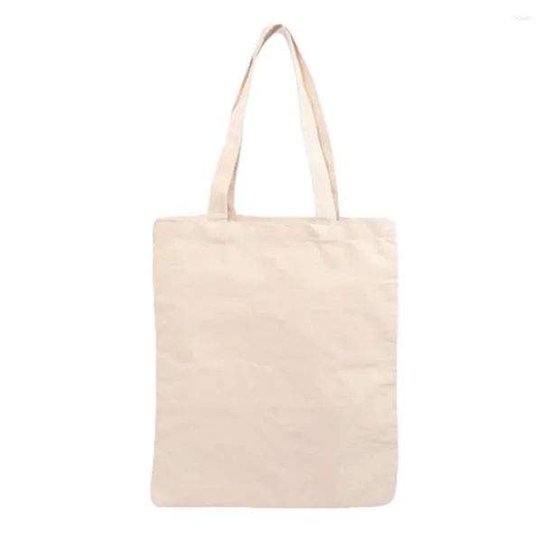 Сумки для покупок Многоразовая холщовая сумка Эко Простая модная женская сумка через плечо Сумка для девочек