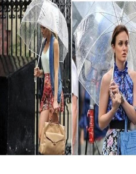 Прозрачный милый пузырьковый зонтик с глубоким куполом, устойчивый к ветру, прозрачный грибной зонтик для девочек, свадебное украшение, размер 86864571165