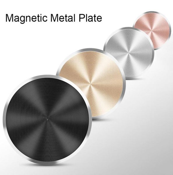 2019 Adesivo sul supporto magnetico per auto per Honor 7a 7c Pro 9 Lite Lamiera metallica per supporto magnetico per Huawei P8 P20 Lite2568111