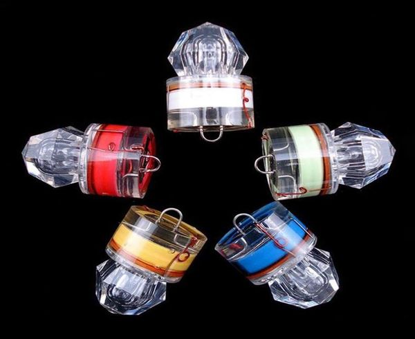 Светодиодный алмазный мигающий свет для рыбалки, глубокая подводная акриловая приманка для приманки, стробоскопы для кальмаров, 5 цветов на выбор315I451G8821425