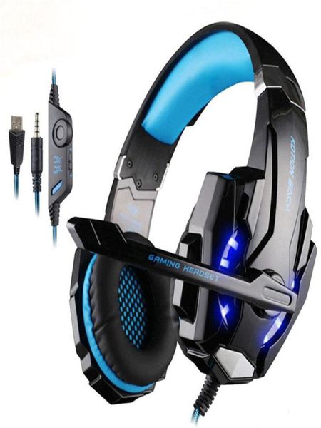 G9000 KOTION EACH Game Gaming Headset PS4 Spielekonsole Kopfhörer Kopfhörer mit Mikrofon Mikrofon für PC Laptop Playstation 4 PS4 Gam7772149