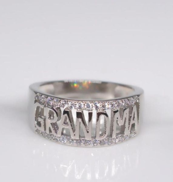 Обручальные кольца, винтажные женские позолоченные кольца для бабушек и женщин, роскошный кубический цирконий, розовое золото, белый цвет, ювелирные изделия, подарки8812555