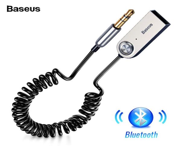 Adattatore USB Bluetooth Dongle Cavo Baseus per auto Jack da 3,5 mm Aux Bluetooth 5.0 4.2 4.0 Altoparlante ricevitore o Trasmettitore musicale5323787