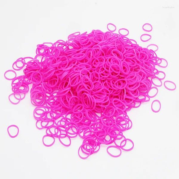 Abbigliamento per cani Articoli di bellezza colorati per animali domestici Accessori per prodotti per capelli con elastico per toelettatura100 pezzi/borsa