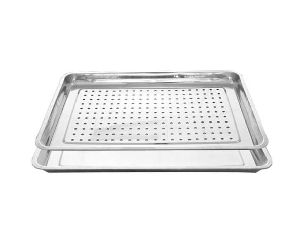 Máquina de mesa de centro bandeja de aço inoxidável de qualidade alimentar bandeja quadrada placa buffet amostra folha44163183878431