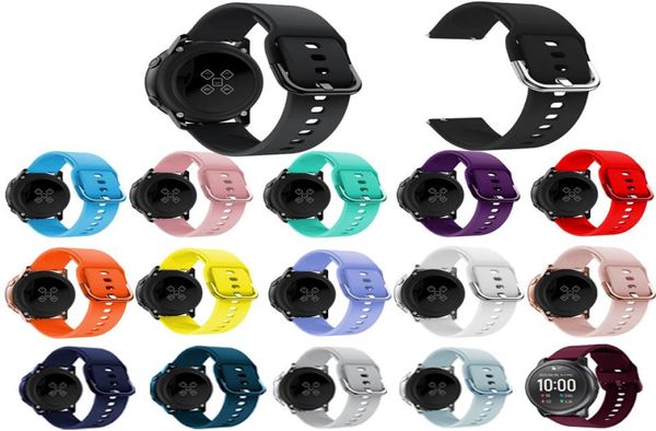 Cinturini per bracciale in silicone per Samsung Galaxy Watch Active 2 Sport Smart Watch Band 22mm 20mm Cinturini di ricambio2564660