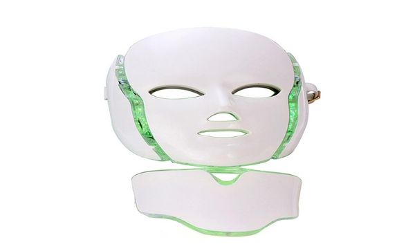 PDT Pon Terapia LED Máscara Facial Rejuvenescimento da Pele Cuidados com a Pele Máquina de Beleza Rosto Pescoço Use com Suporte para Salão Use3075627