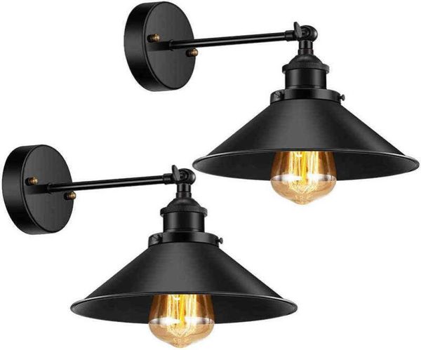 ImDGR Industrial Arandela Luz Ajustável Lâmpada de Parede Do Vintage Montagem para Restaurantes Quarto Cozinha e27 Base de Iluminação Interior H3492933