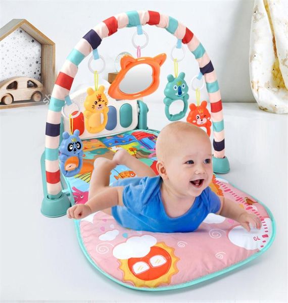 Baby-Spielmatte, pädagogischer Puzzle-Teppich mit Klaviertastatur, Wiegenliedmusik, Kinder-Fitnessstudio, Krabbelaktivität, Teppichspielzeug für 012 Monate, C1014746635