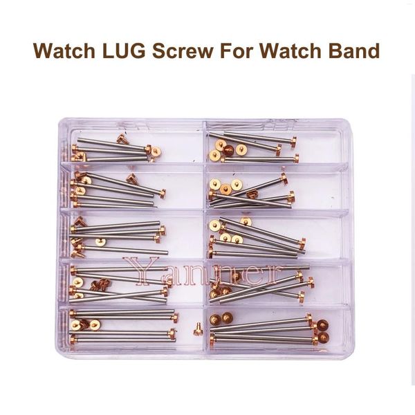 Kits de reparo de relógios 20 tamanhos de pinos de parafuso de banda para peças de relojoeiro conjunto LUG