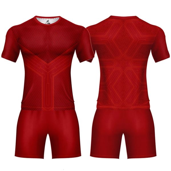 Maßgeschneiderte Herren-Fußball-Sets, Jersey-Uniformen, Fußball-Trikot-Set, trocken sublimiert, für Jugend und Kinder, Training 240228