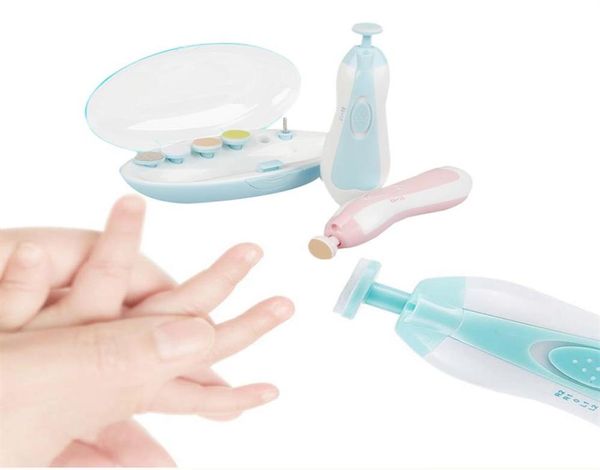 Aparador de unhas elétrico automático para bebês, acessórios de cuidados com o bebê, portátil, multifuncional, conjunto de manicure elétrica, dispositivo para unhas, verde, rosa, co8344211