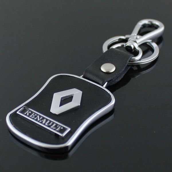 5 pçs lote novo logotipo do carro renault chaveiro de metal 3d promocional trinket acessórios do carro keyrings2033