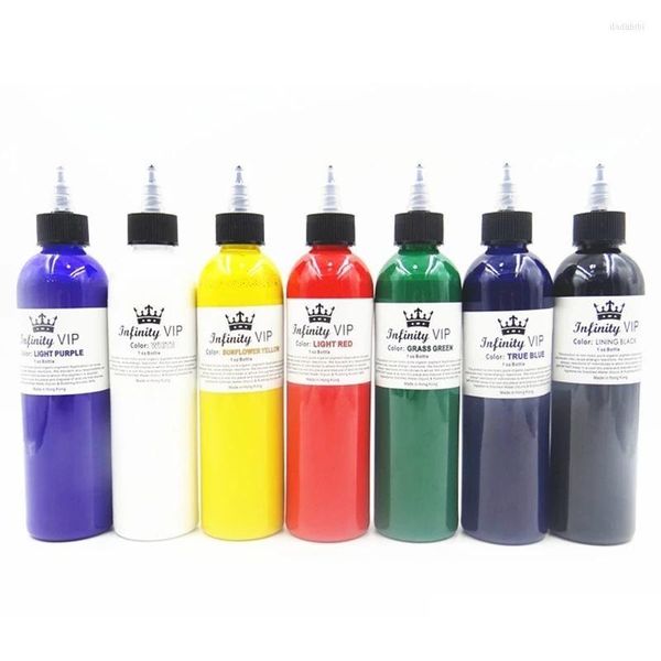 Inchiostri per tatuaggi 7 colori goccia pigmento 250 ml trucco permanente di bellezza micropigmento per body art cosmetici pianta pura 330 g consegna salute Ta Dhikn