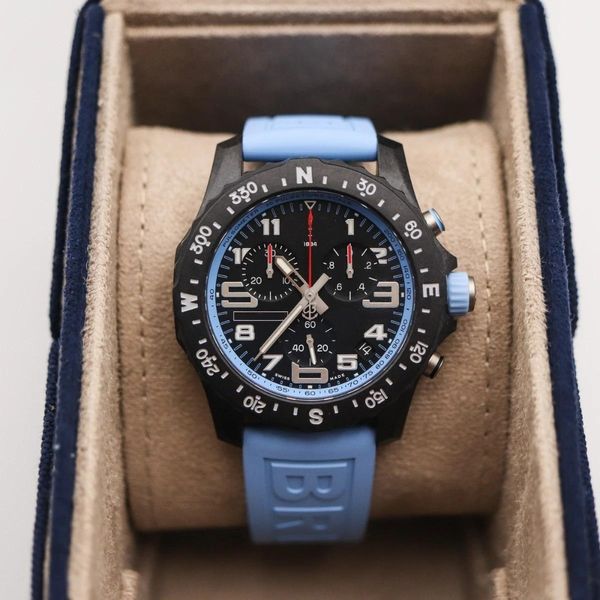 Горячая распродажа Montre Luxe Original Breitlins Endurance Pro Chronograph 44 -мм часы чернокожих дизайнерских движений.