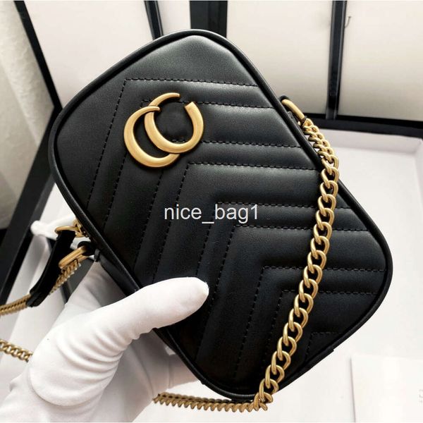 2024 New G marmont Mini borsa per cellulare portafoglio portamonete borsa a tracolla cosmetica per giovani ragazze pochette casual a doppia forma