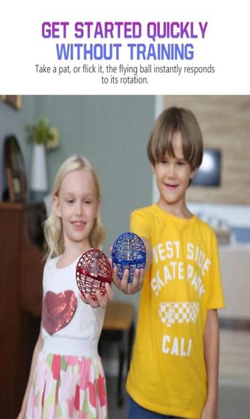 Flynova Pro Bumerang fliegender Spinnerball mit endlosen Tricks, fliegendes Spielzeug, handbetriebene Mini-Drohnen, Geschenk für Erwachsene für Kinder4059144