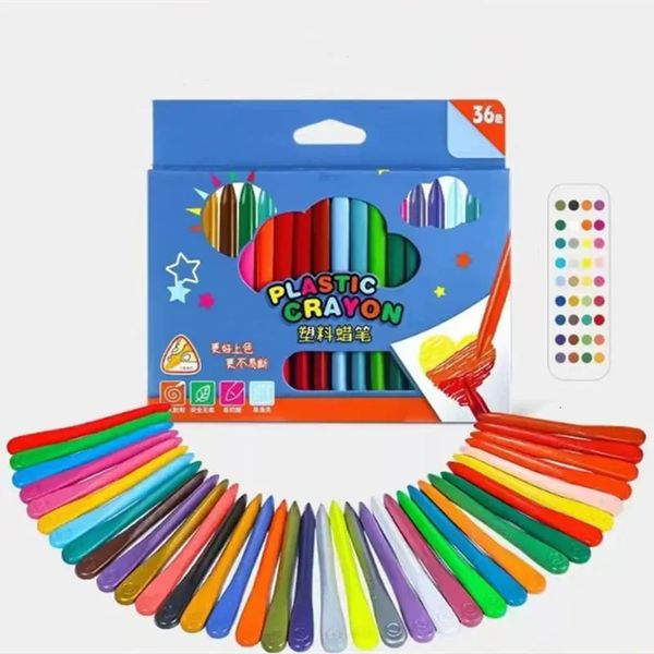 36 шт. треугольные мелки, безопасные нетоксичные треугольные цветные карандаши для студентов, детские канцелярские принадлежности, игрушки для рисования 240227
