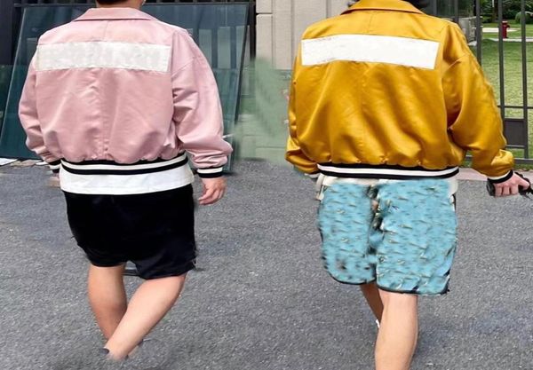 2021 Jaqueta de Beisebol Mulheres Mens Bordado Casaco Nevoeiro Amarelo Rosa Medo Qualidade de Deus Homem Bomber Jackets7286903