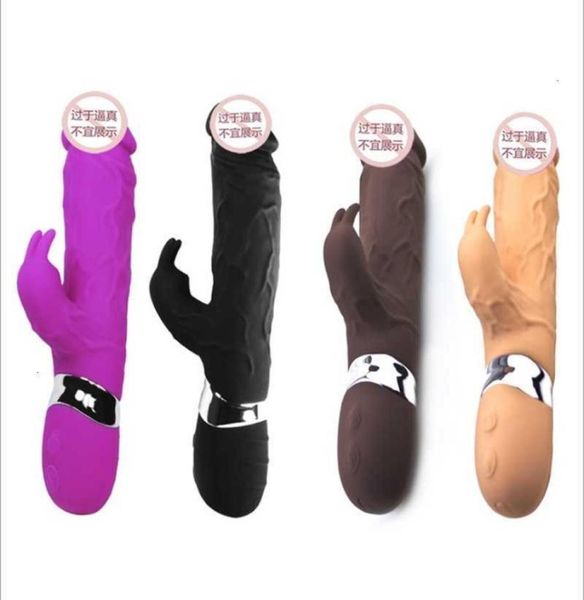 Sexspielzeug Massagegerät Simulation Penis Kaninchen Vibrator Weibliches Masturbationsgerät Großes Hochfrequenz-Ladespielzeug1230975
