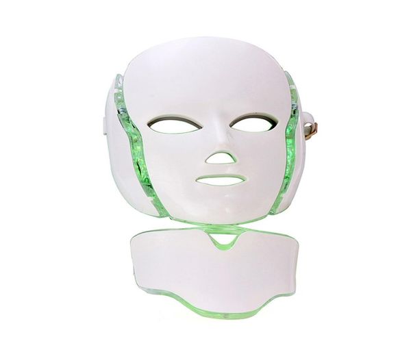 Pdt pon terapia led máscara facial rejuvenescimento da pele cuidados com a pele máquina de beleza rosto pescoço uso com suporte para salão de beleza use9846330