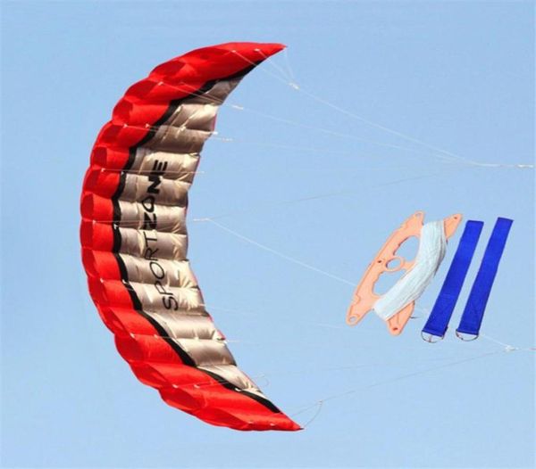 25m linha dupla paraquedas kite software parapente praia dublê kitesurf esporte ao ar livre náilon crianças adulto presentes de férias 7539170