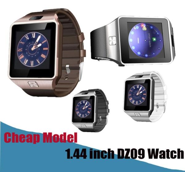 Touch Screen Smart Watch DZ09 con fotocamera SIM Card Smartwatch per IOS Supporto telefono Android Multi lingua 144 pollici Modello7073470