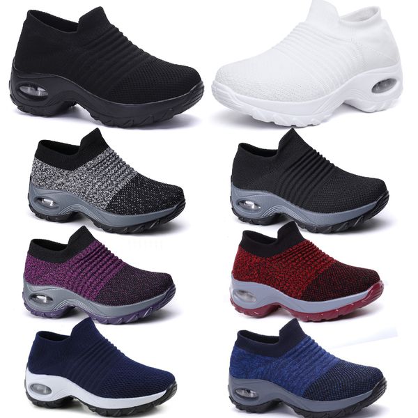 Sapatos masculinos e femininos de tamanho grande almofada voadora sapatos esportivos com capuz sapatos de balanço da moda GAI sapatos casuais meias sapatos 35-43 49 tendências