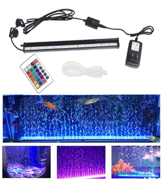 Aquarium Blase Licht Aquarium Tauch Licht EUUS Stecker Aquatische Luft Blase Sauerstoff Lampe LED Aquarium2911345